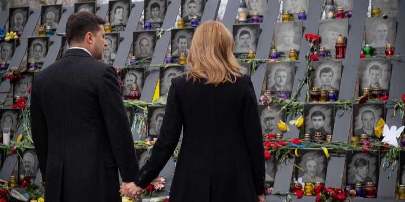 Володимир Зеленський з&nbsp;дружиною (Фото: пресслужба президента України)