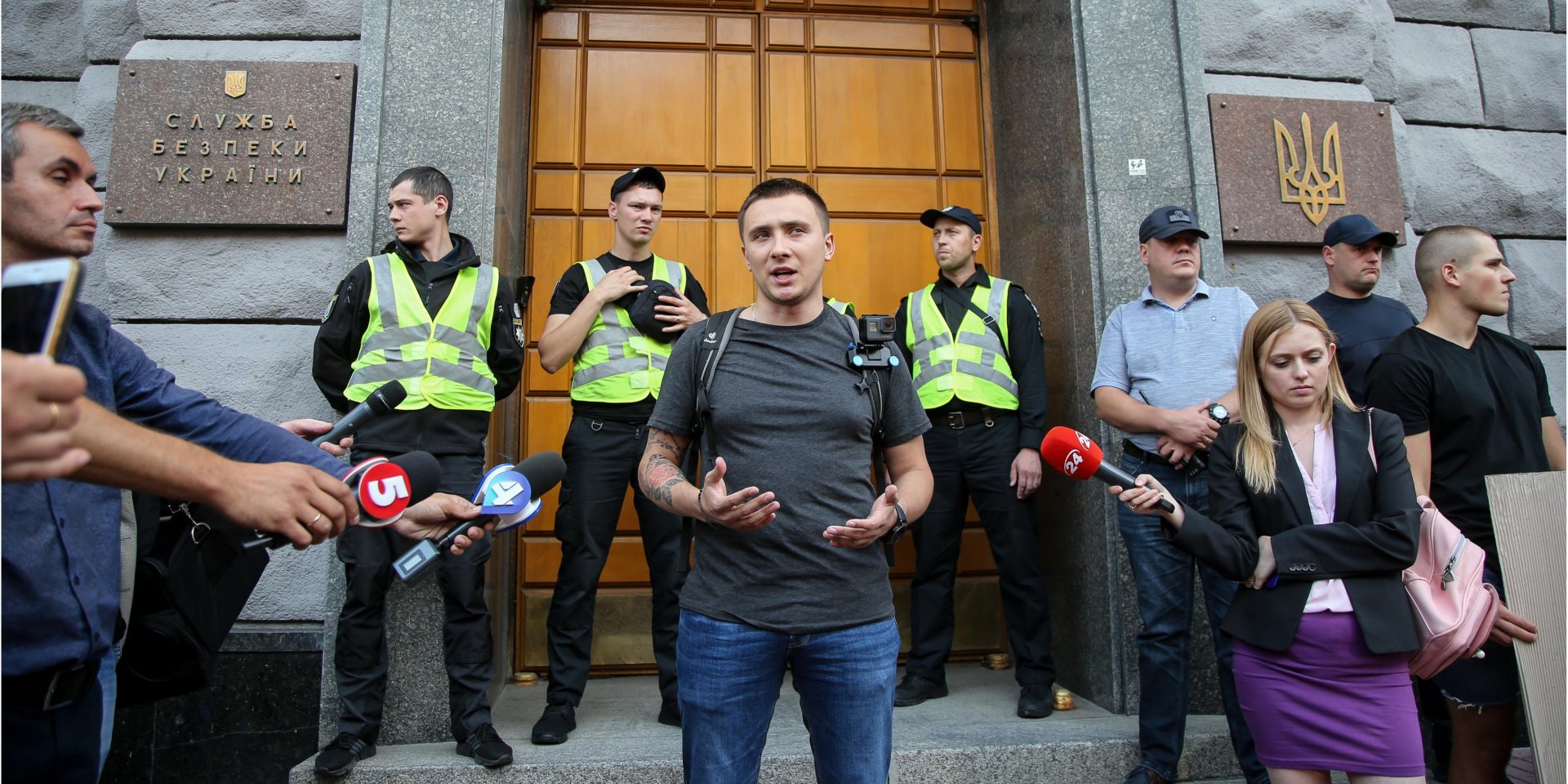 Стерненко отримав свій вирок за&nbsp;статтями про розбій і незаконне зберігання зброї (Фото: УНІАН)