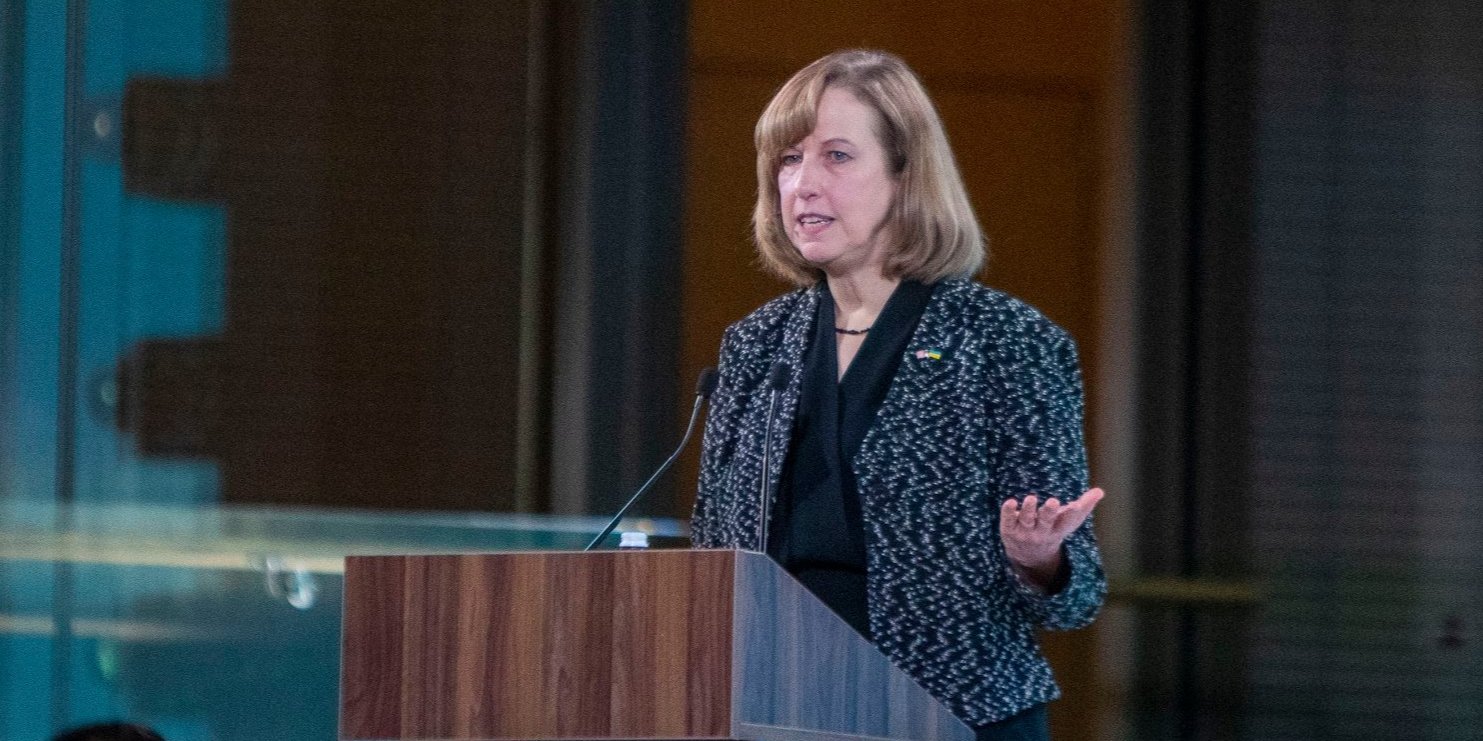 Acting U.S. Ambassador to Ukraine Kristina Kvien speaks during an event in Kyiv (Photo: U.S. Embassy in Kyiv)