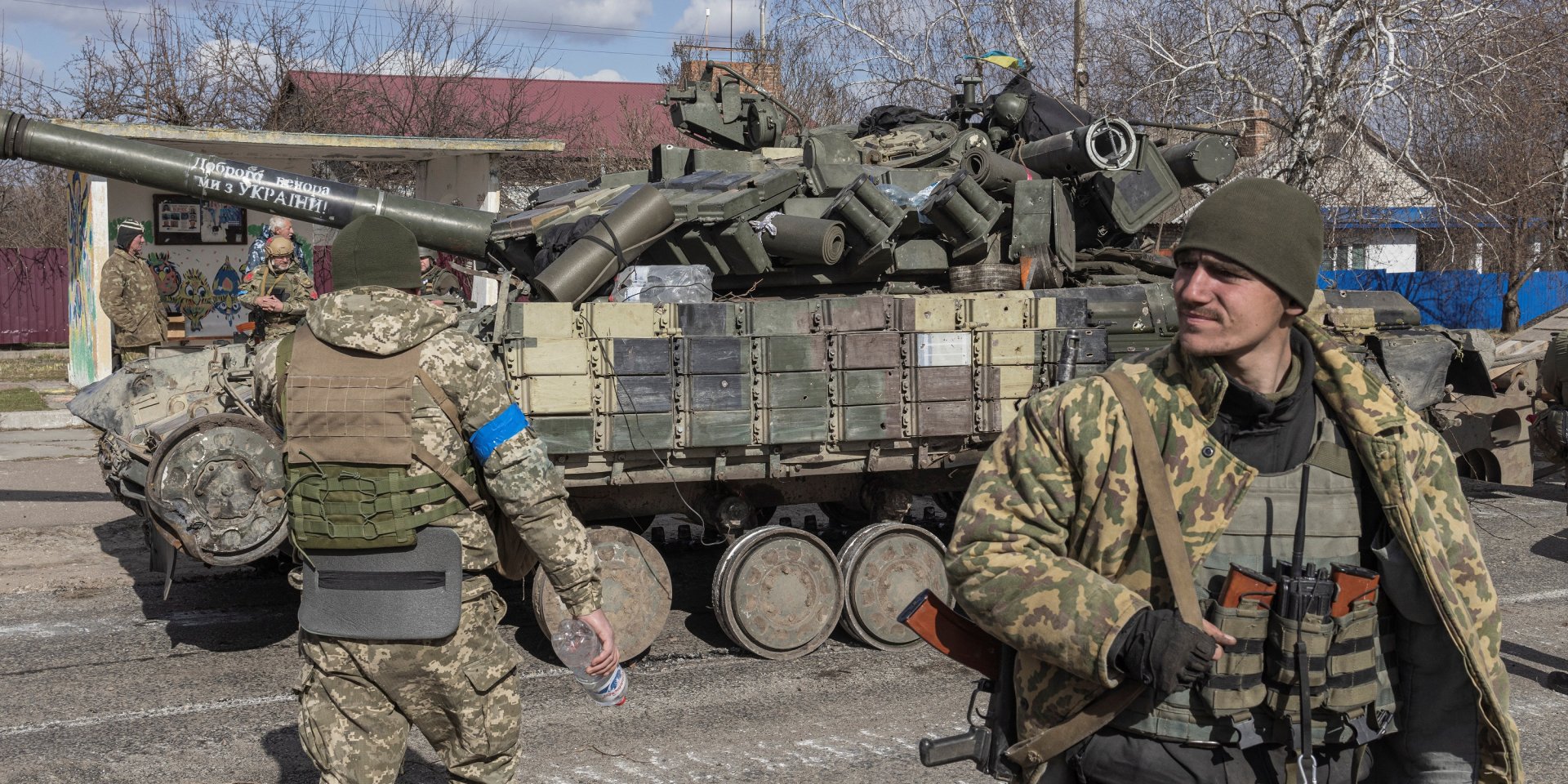 Ukrainian soldiers near Kyiv (illustrative photo) (Photo: REUTERS/Marko Djurica)