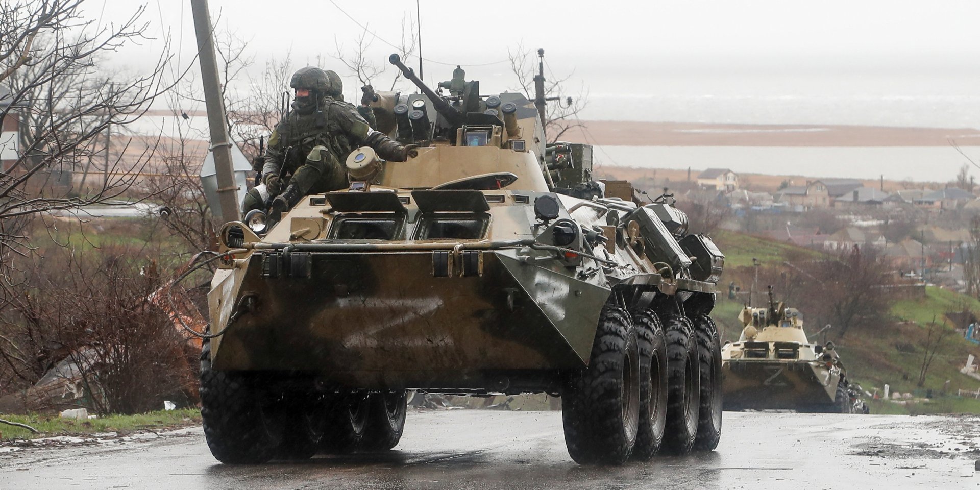 Russian military in Mariupol. April 13, 2022 (Photo: REUTERS/Alexander Ermochenko)