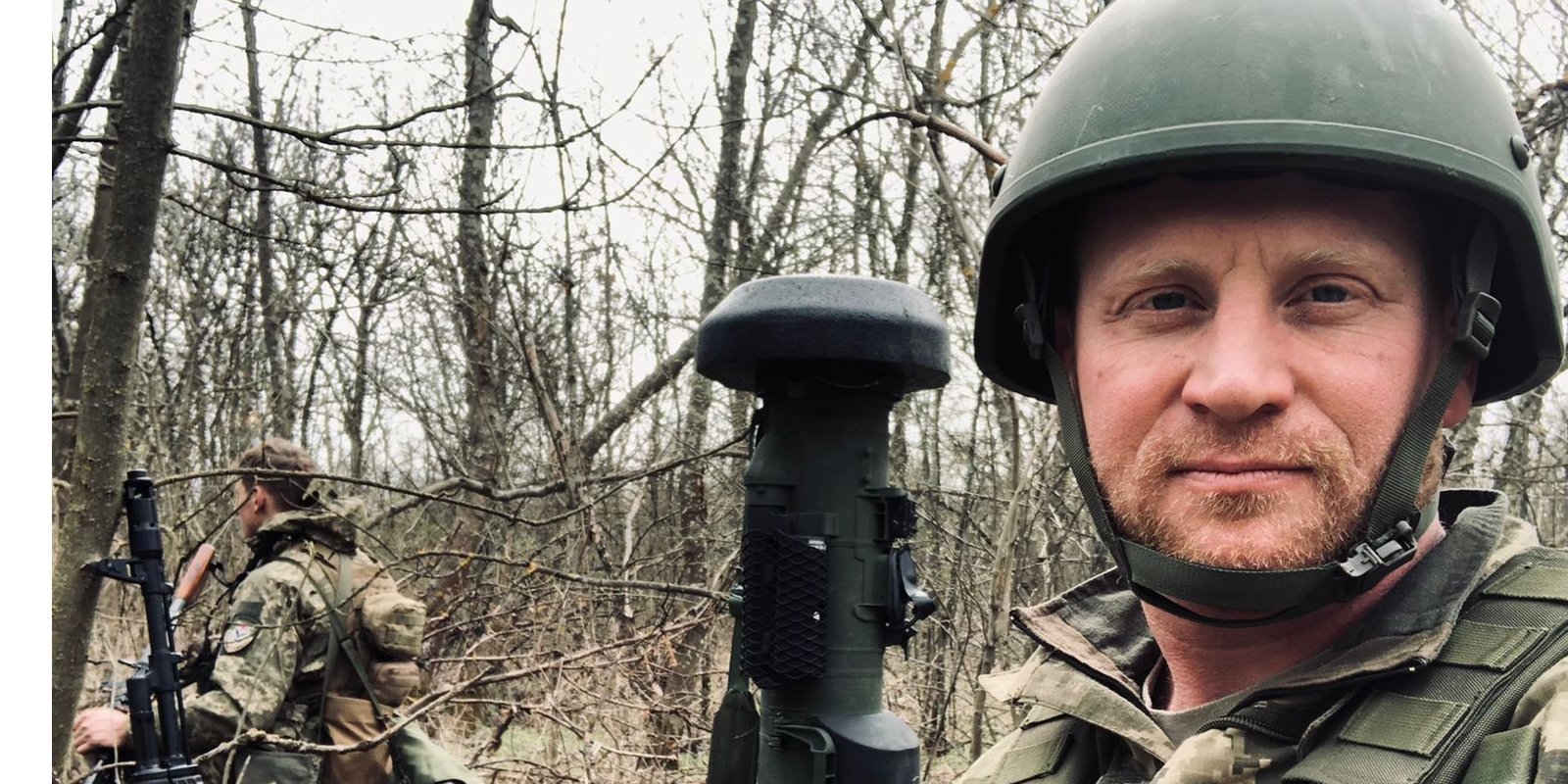 Texas paratrooper and Iraq veteran Paul on a mission in Ukraine (Photo: Courtesy)