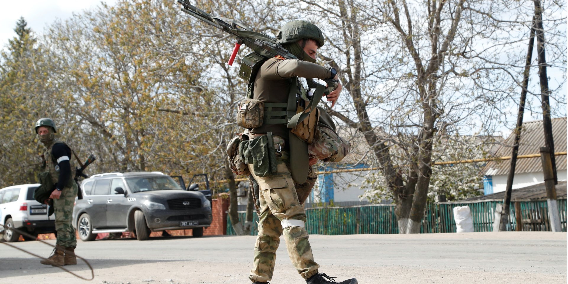 Russian occupiers (Photo: REUTERS/Alexander Ermochenko)