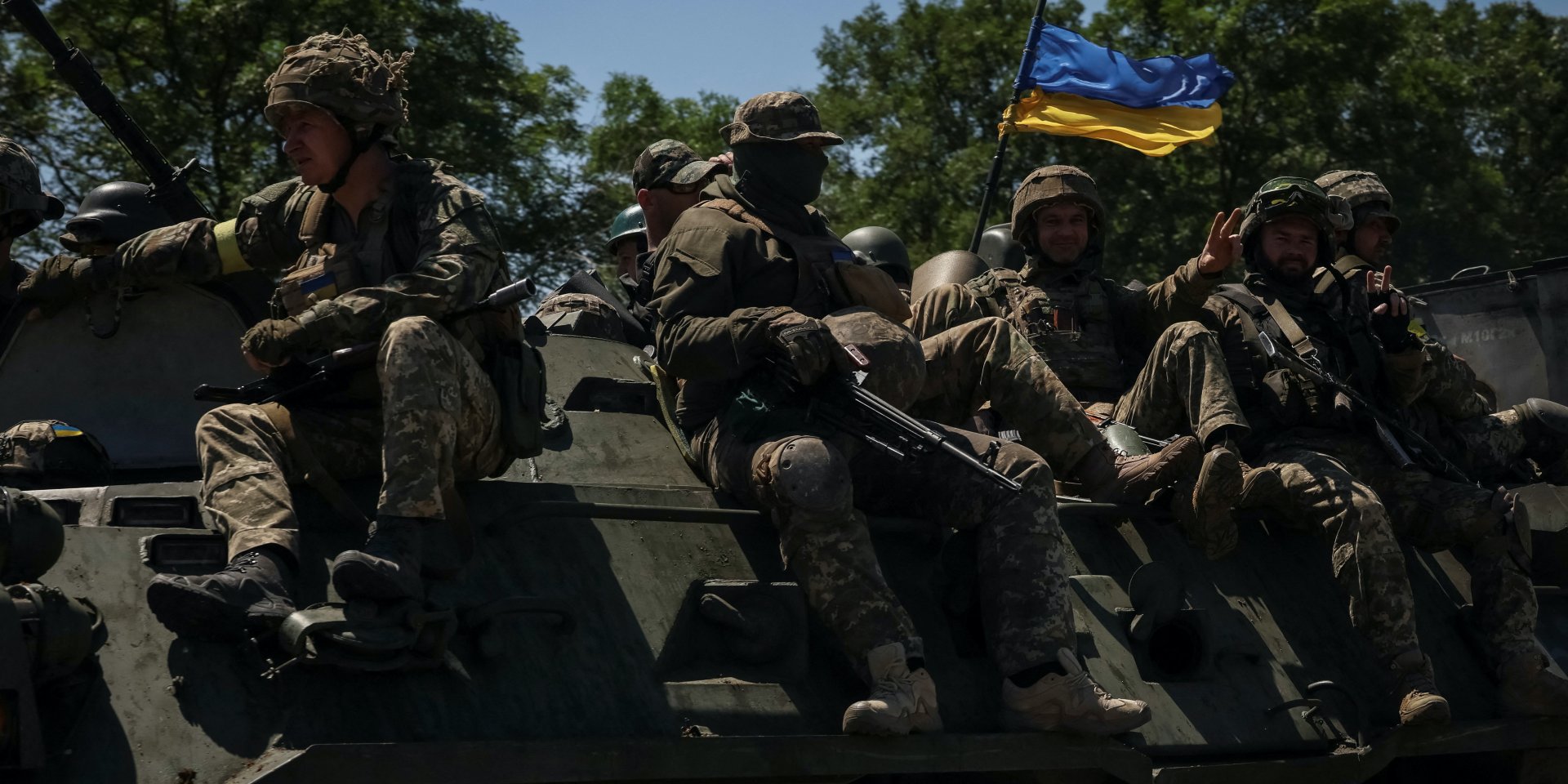Українські військові (Фото: REUTERS/Gleb Garanich)