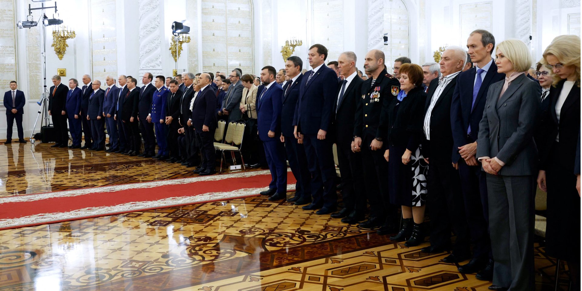 Церемонія проголошення анексії Росією чотирьох українських територій у&nbsp;Москві (Фото: Sputnik/Dmitry Astakhov/Pool via REUTER)