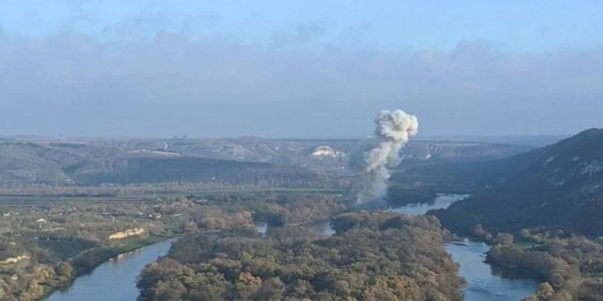 On October 31, a Russian rocket fell in Moldova (Photo: Ministerul Afacerilor Interne al&nbsp;Republici Moldova)