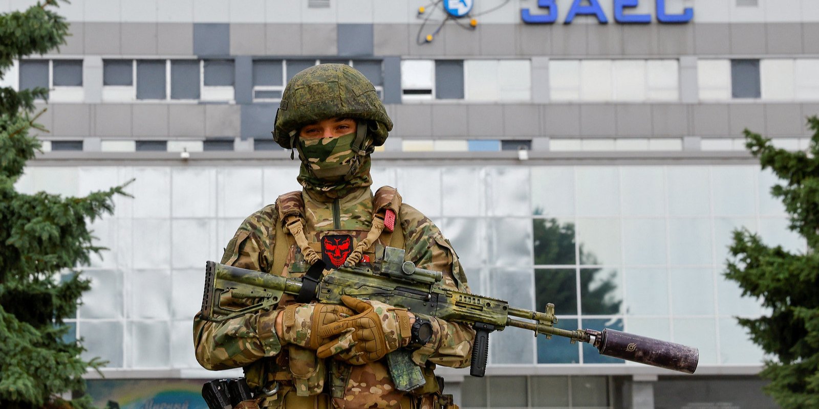 The occupied Zaporizhzhia Nuclear Power Station (Photo: REUTERS/Alexander Ermochenko)