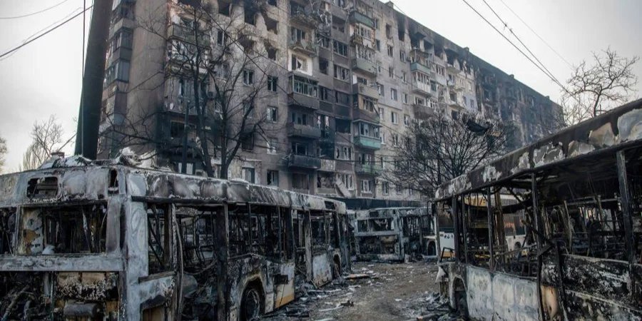 Сonsequences of explosions in Ukraine in the first days of the war (Photo: Володимир Зеленський/Telegram)