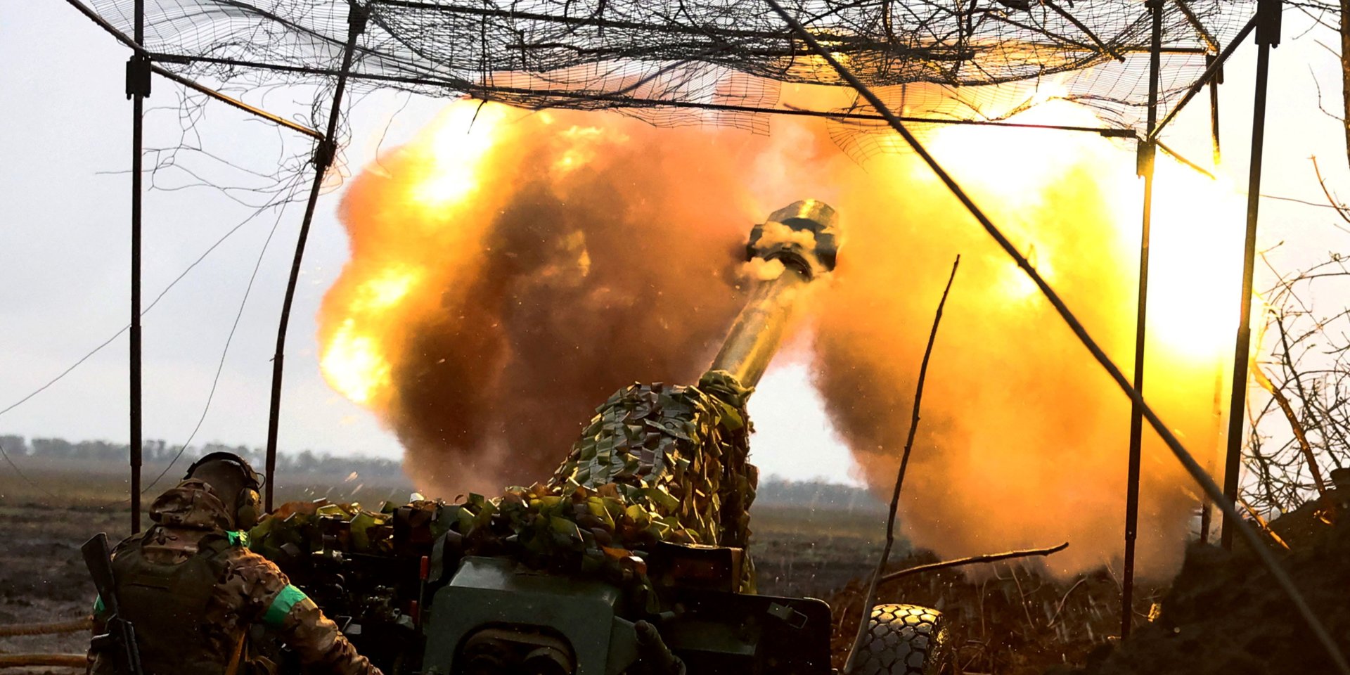 Ukrainian artillery in positions in the Bakhmut area (Photo: REUTERS/Kai Pfaffenbach/File Photo)