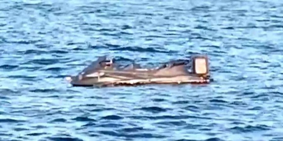 Напередодні з’явилося відео з гідроциклом після підриву Кримського мосту (Фото: Скріншот відео t.me/breakingmash)