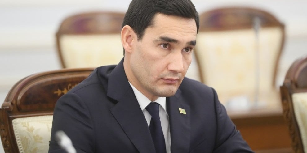Serdar Berdimuhamedov, President of Turkmenistan, son of the former president (Photo: Alex Doppelkorn via Twitter)