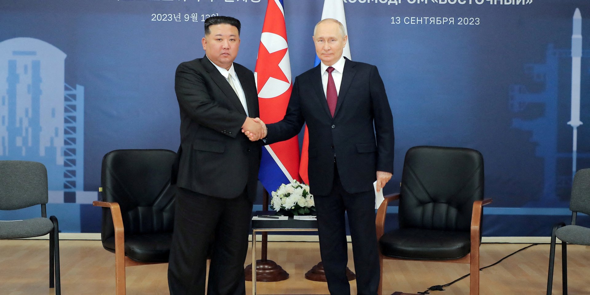 Кім Чен Ин і Володимир Путін (Photo: KCNA via REUTERS)