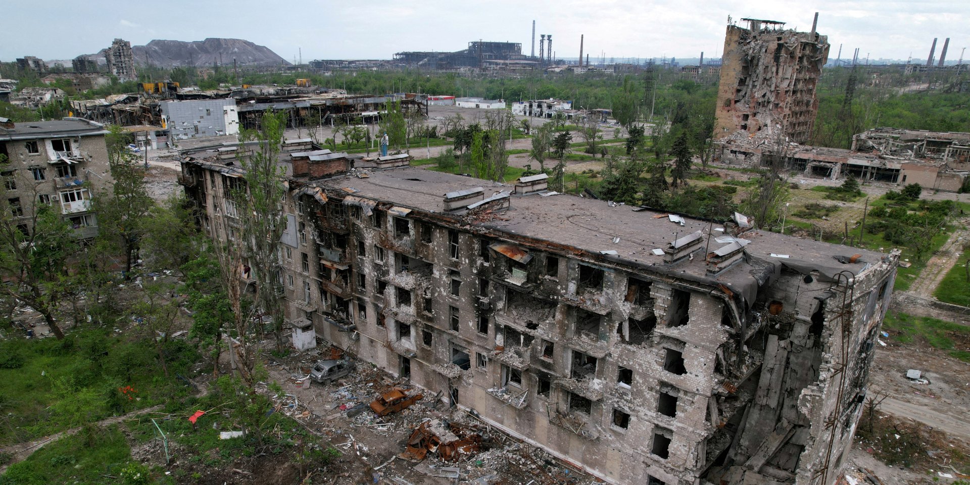 Маріуполь у&nbsp;травні 2022 року (Фото: REUTERS/Pavel Klimov/File Photo)