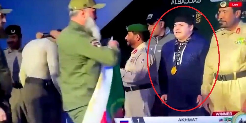 Это уже далеко не&nbsp;первый случай, когда Адам Кадыров выставляет себя на&nbsp;посмешище (Фото: Скриншот видео t.me/chtddd)