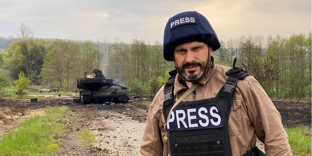 Military journalist Andriy Tsaplienko (Photo: Андрій Цаплієнко/Instagram)