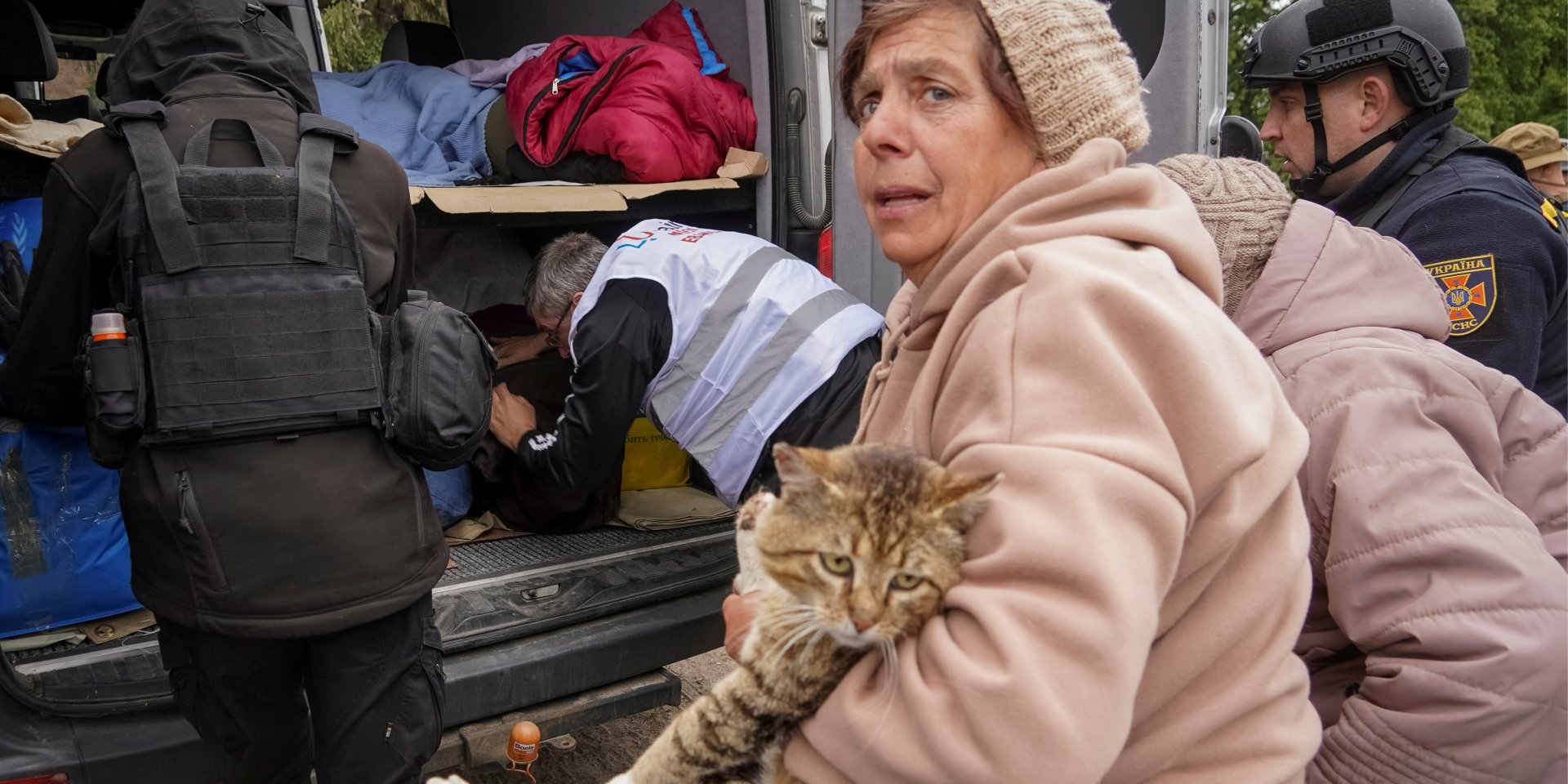 Эвакуация жителей Волчанска (Фото: REUTERS/Stringer)