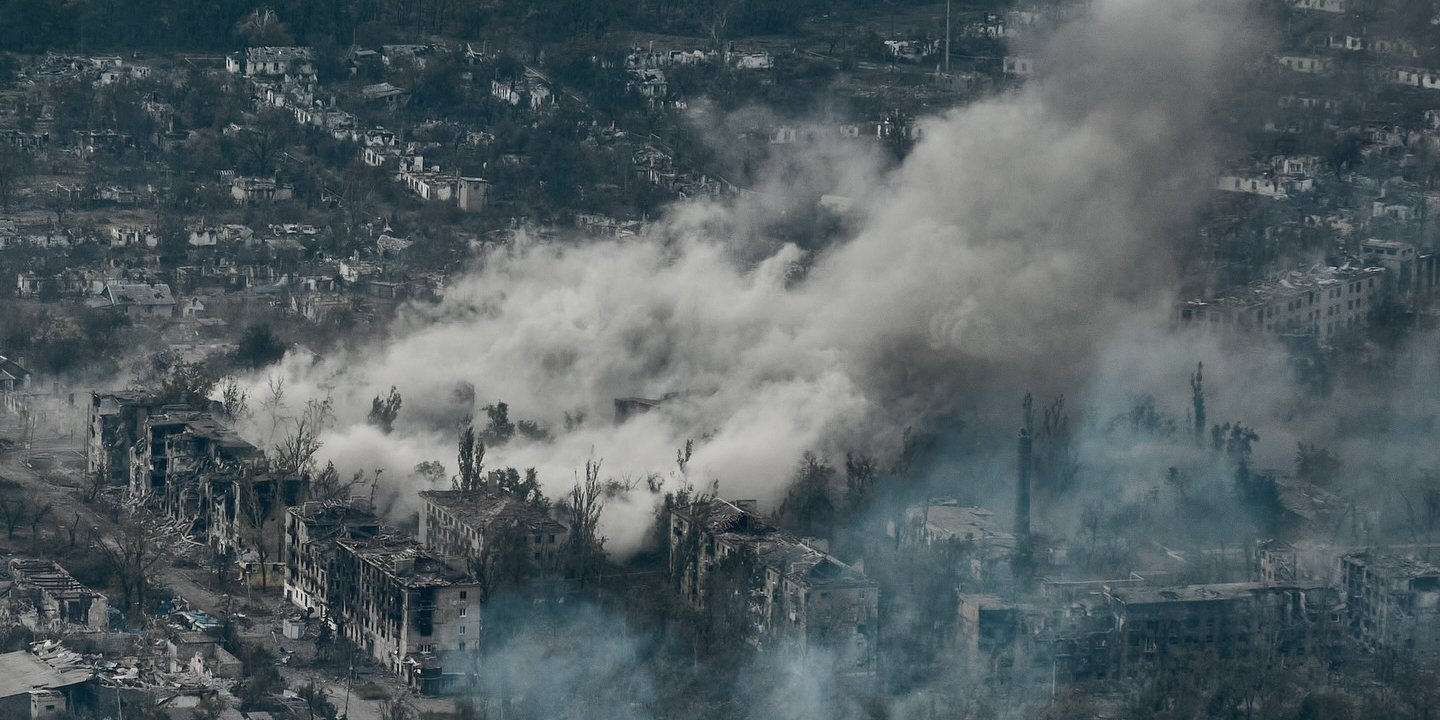 Toretsk destroyed by Russia (Photo: libkos / instagram)