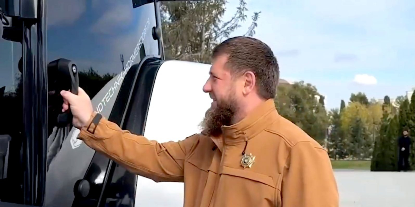 Lamborghini has not yet commented on Kadyrov's statement. (Photo: Screenshot of the video on t.me/chtddd channel)