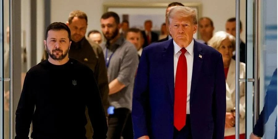 Volodymyr Zelenskyy and Donald Trump in New York. September 2024. (Photo: REUTERS/Shannon Stapleton)
