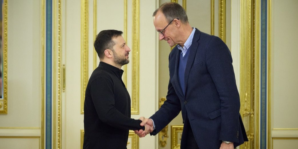 Friedrich Merz and Volodymyr Zelenskyy (Photo: www.president.gov.ua/)