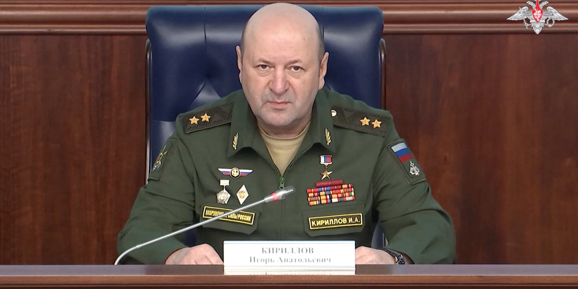 Генерал-лейтенанта&nbsp;РФ Ігор Кирилов (Фото: Russian Defence Ministry/Handout via REUTERS)