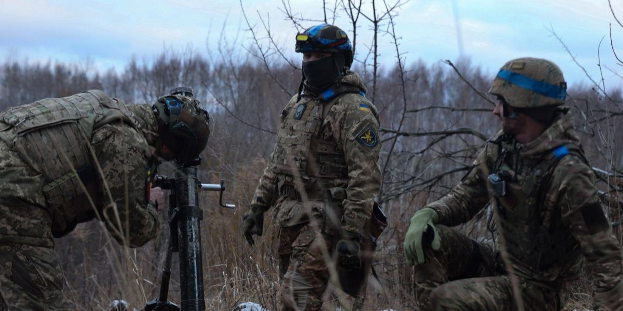 Мінометна батарея штурмового батальйону 92-ї ОШБр «підсмажує» противника на&nbsp;Курщині (Фото: t.me/brigada92_war)