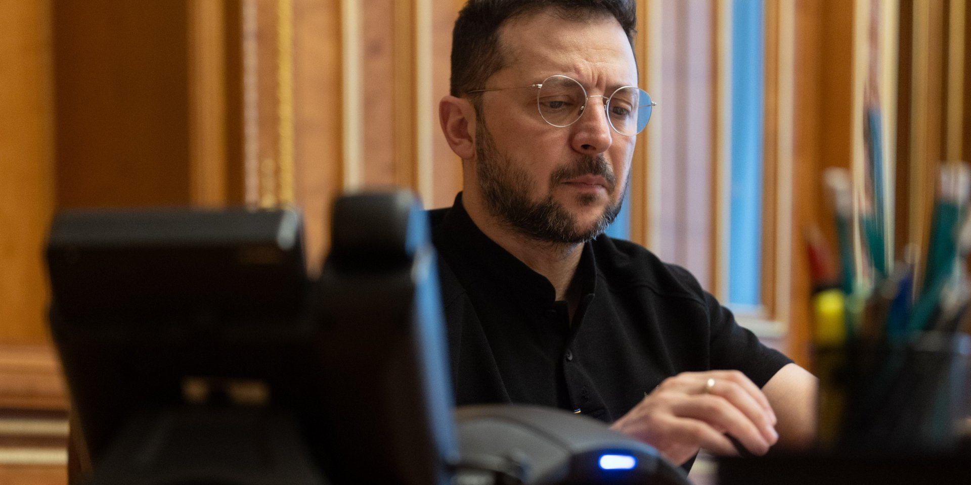 Володимир Зеленський відповів на&nbsp;критику Роберта Фіцо щодо російського газу (Фото: Офіс президента)