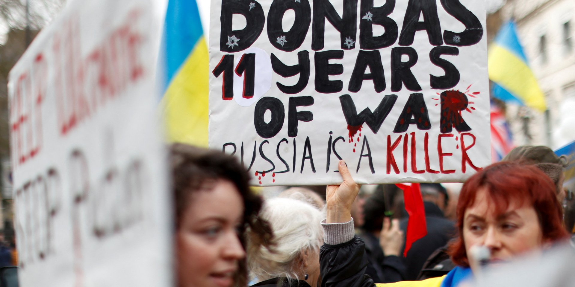 Проукраїнська акція у&nbsp;Лондоні (ілюстративне фото) (Фото: REUTERS/Carlos Jasso)