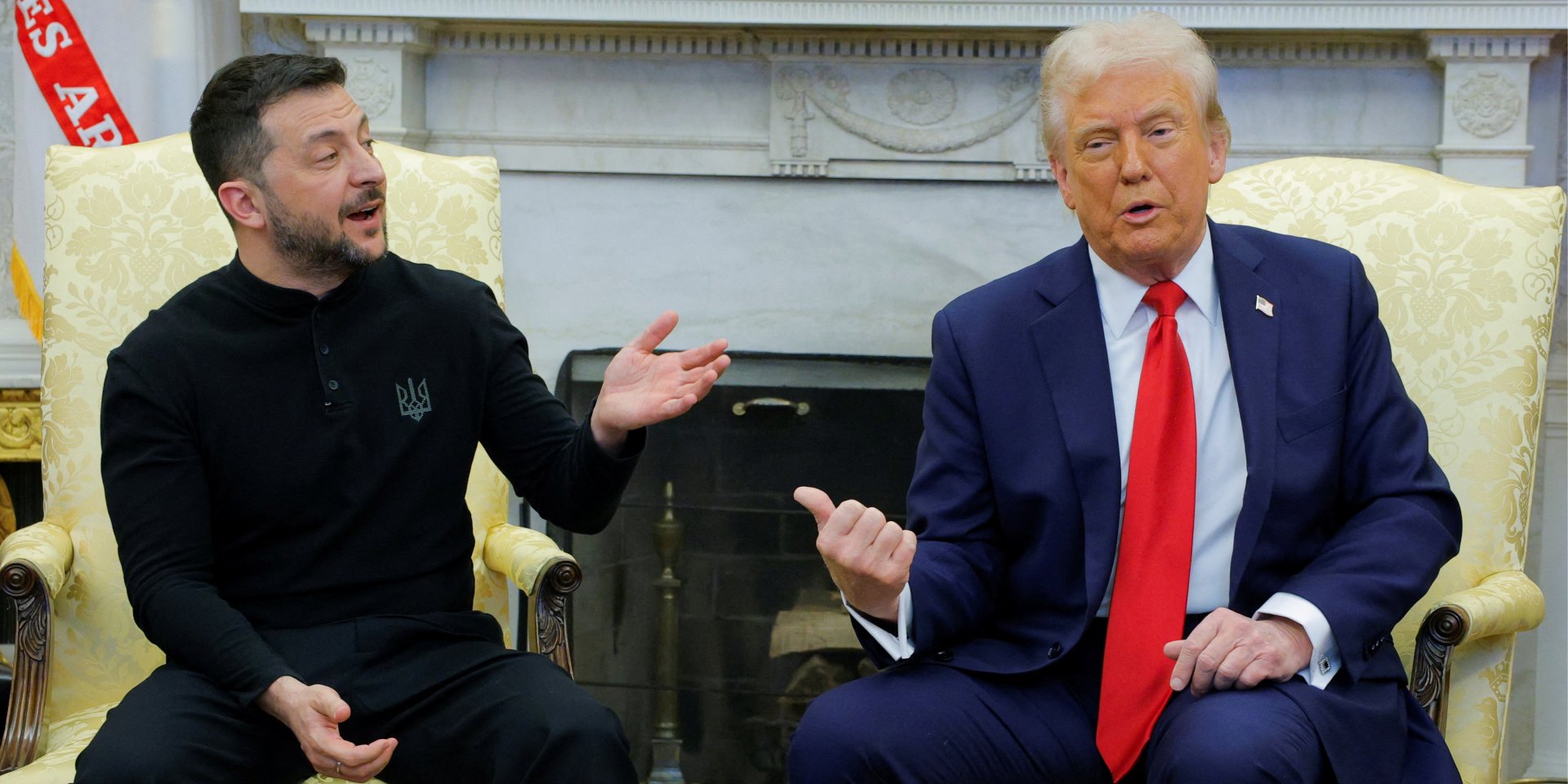 U.S. President Donald Trump meets with Ukrainian President Volodymyr Zelenskiy at the White House in Washington (Photo: REUTERS/Brian Snyder)