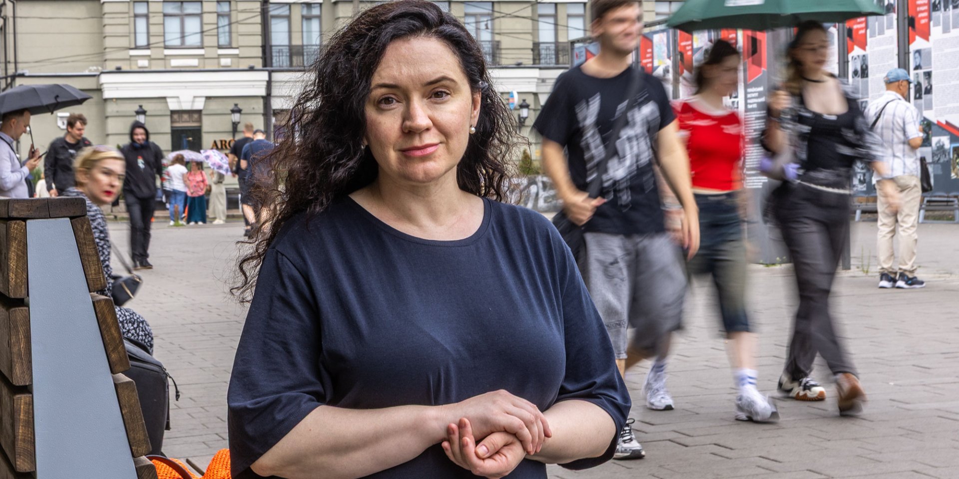 Елена Розвадовская возглавляет фонд Голоса детей, который помогает несовершеннолетним украинцам преодолевать вызванные войной правовые и&nbsp;психологические проблемы (Фото: Александр Медведев)