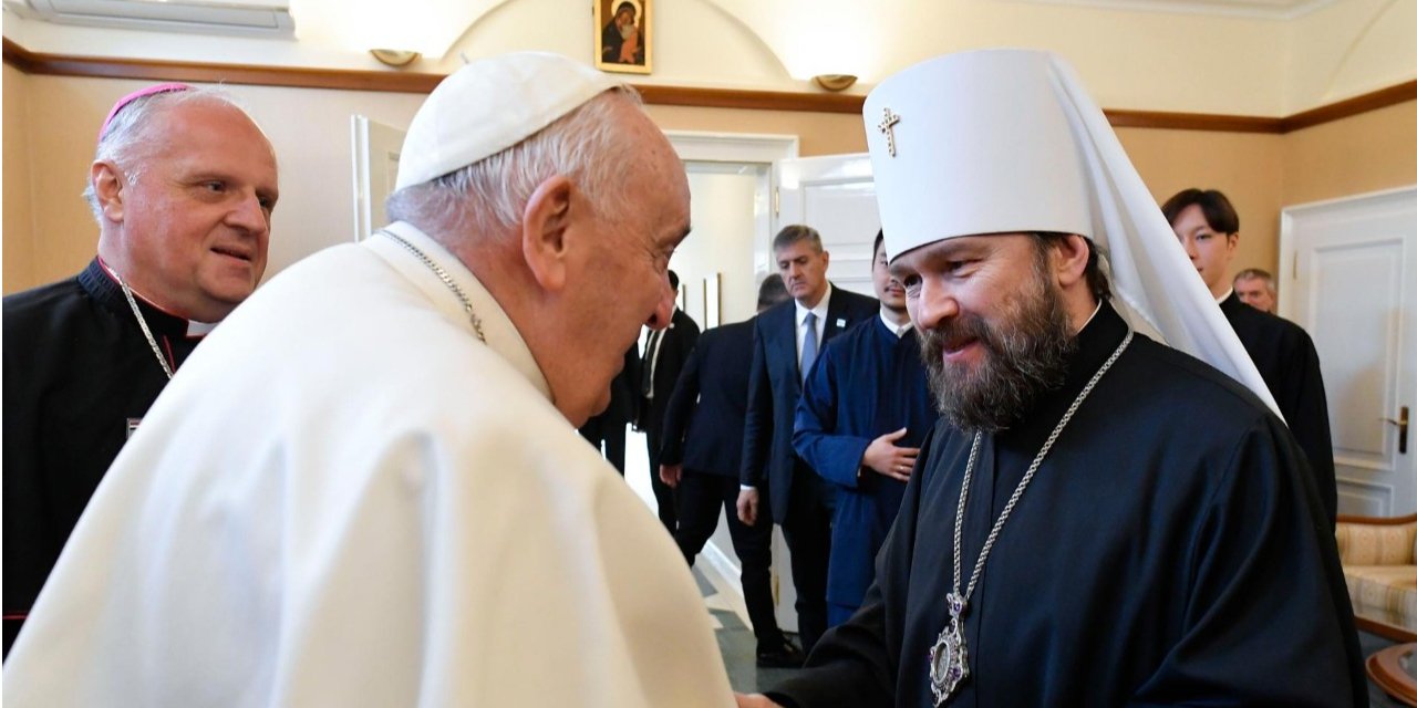 Уряд Чехії хоче накласти санкції на&nbsp;главу РПЦ Іларіона (Фото: Twitter / Vatican News)