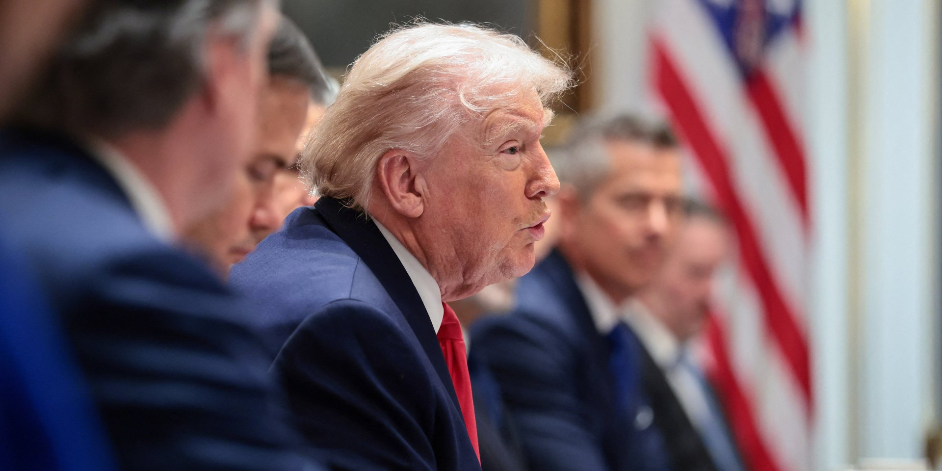 U.S. President Donald Trump during a Cabinet meeting at the White House on Jan. 29. (Photo: REUTERS/Evelyn Hockstein)