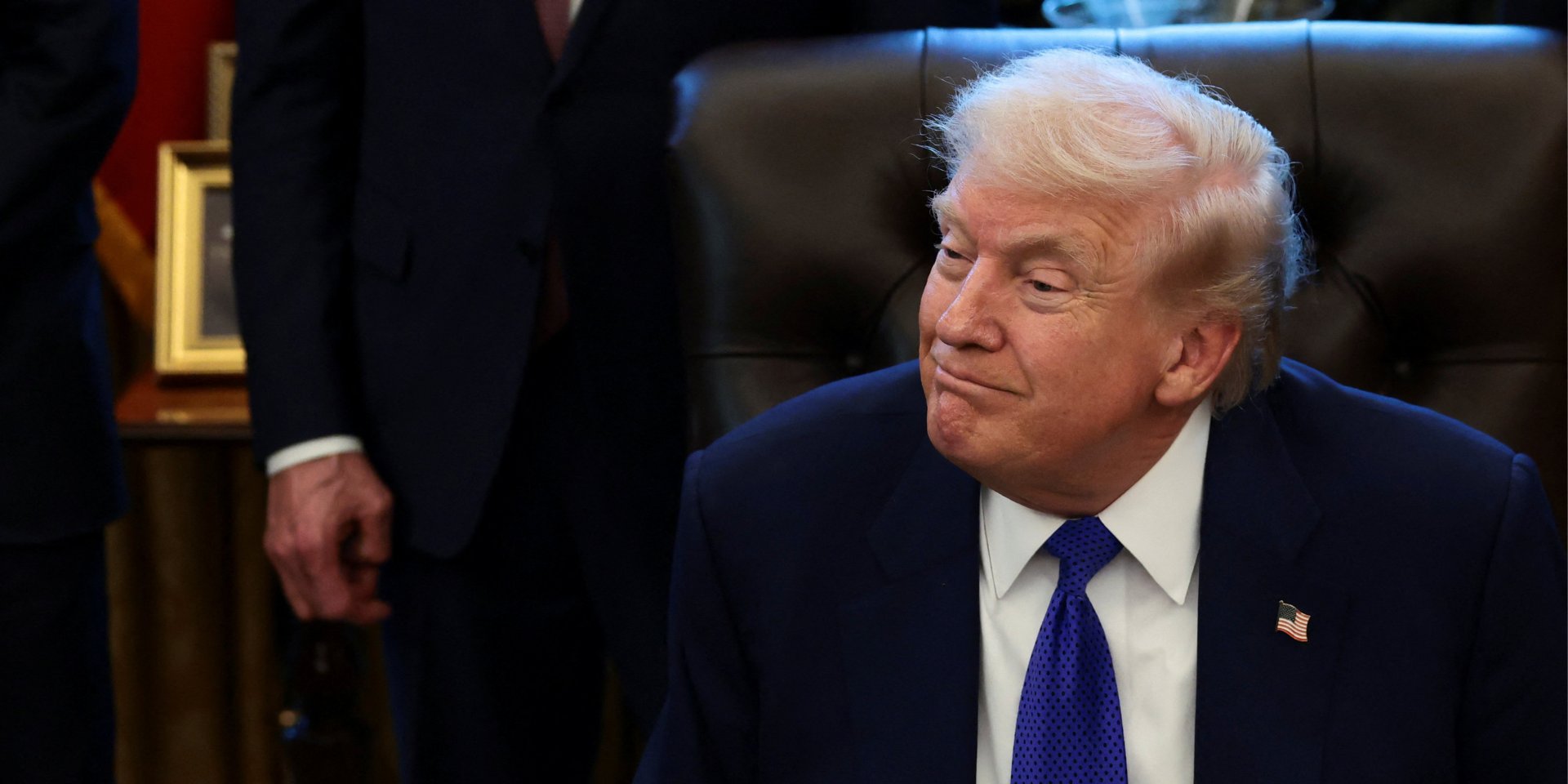 Президент США Дональд Трамп відповів на&nbsp;запитання про своїх можливих наступників (Фото: REUTERS/Evelyn Hockstein)
