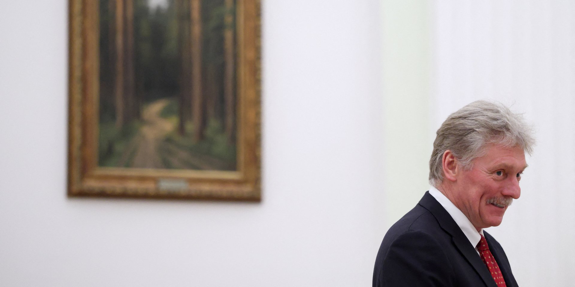 Представитель российского диктатора Дмитрий Песков в&nbsp;Кремле 22&nbsp;января 2026 года (Фото: REUTERS/Ramil Sitdikov/Pool)
