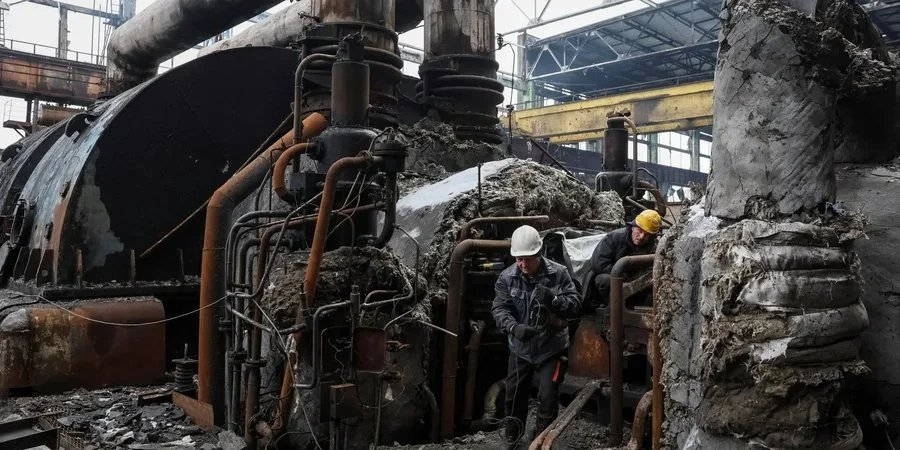Thermal plant, damaged in Russian strikes on Ukraine (Photo: REUTERS/Gleb Garanich)