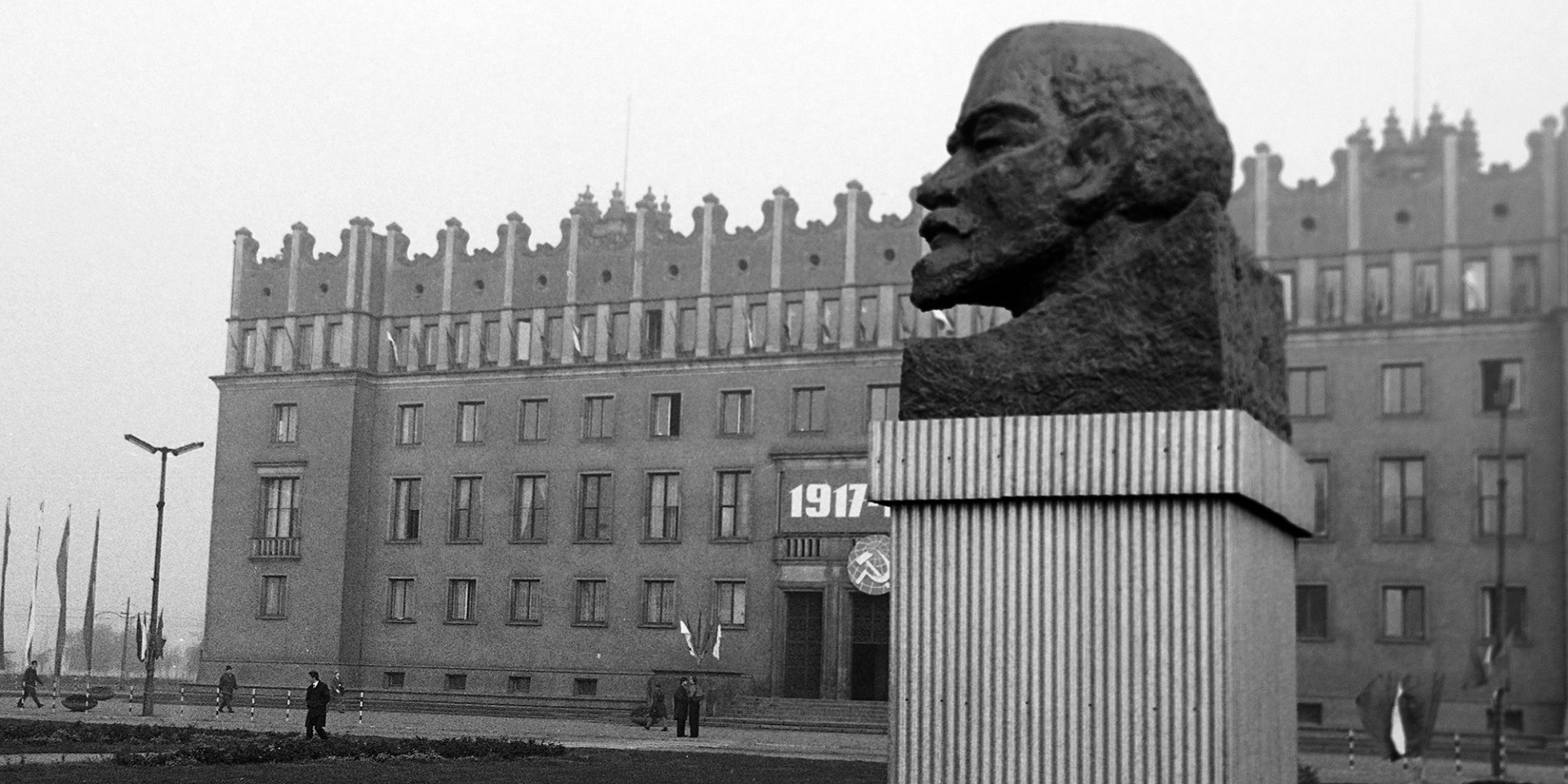 Пам’ятник Леніну в&nbsp;Новій Гуті в&nbsp;Кракові, 1967 рік (Фото: Erich Andres / United Archives via Getty Images)
