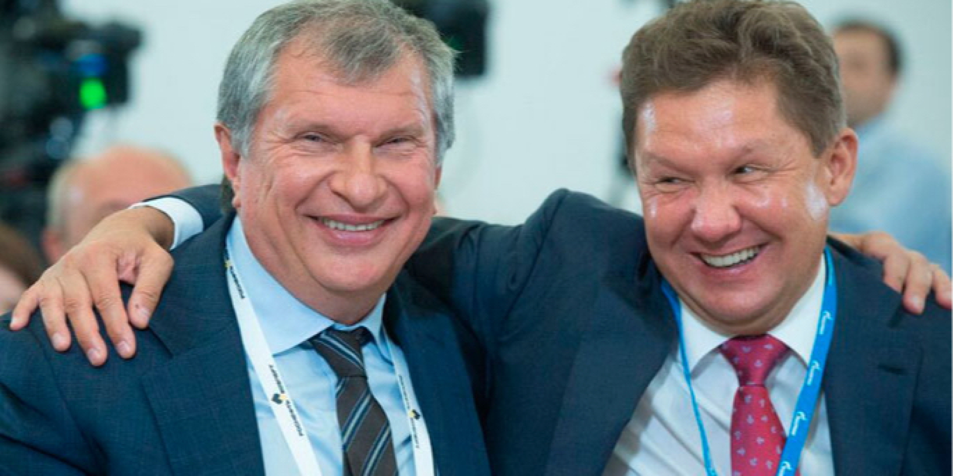 Igor Sechin and Alexey Miller (Photo: https://khodorkovsky.com/)