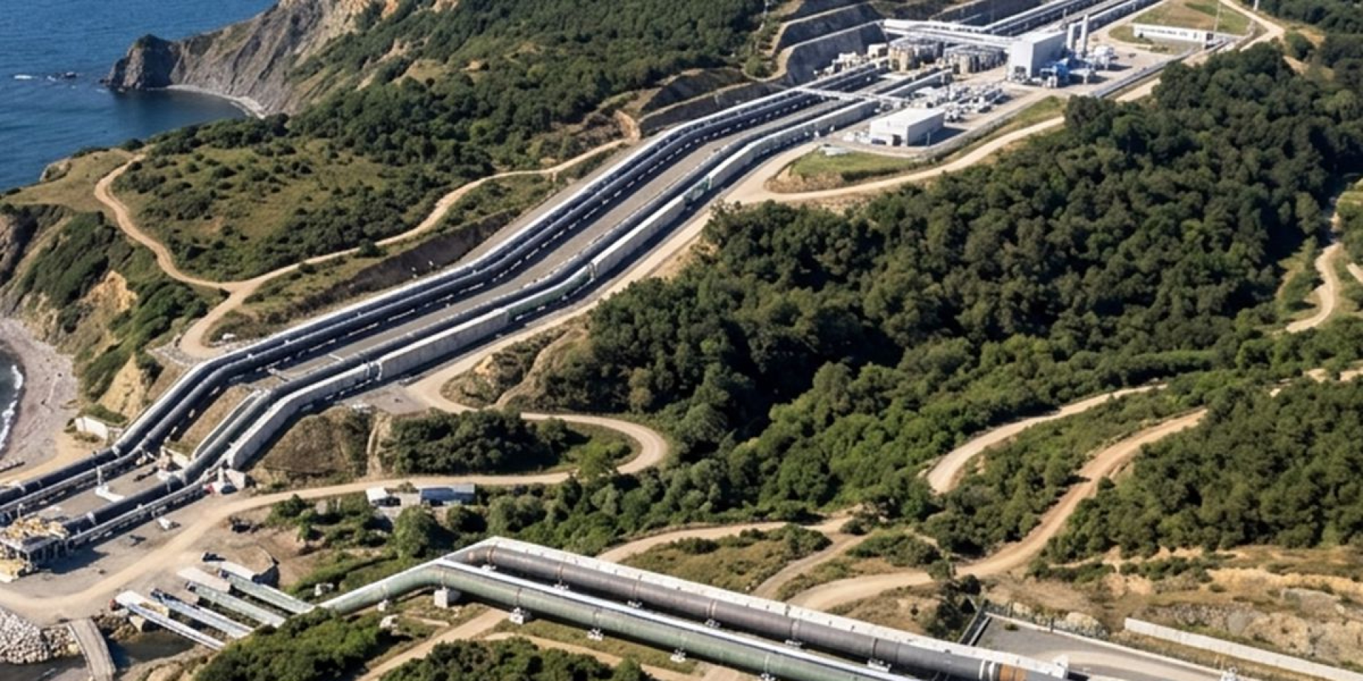 Gazprom reduced gas deliveries to Europe via the TurkStream pipeline in April (Photo: sondakika.com)