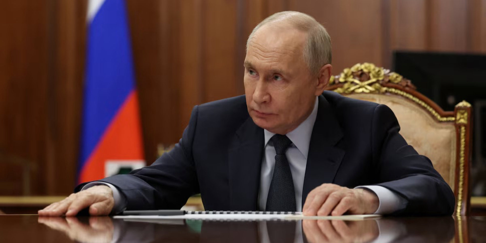 Під час параду в&nbsp;Москві Путін на&nbsp;тлі ударів по&nbsp;РФ говорив про «перемогу» у війні (Фото: Sputnik/Mikhail Metzel/Pool via REUTERS)