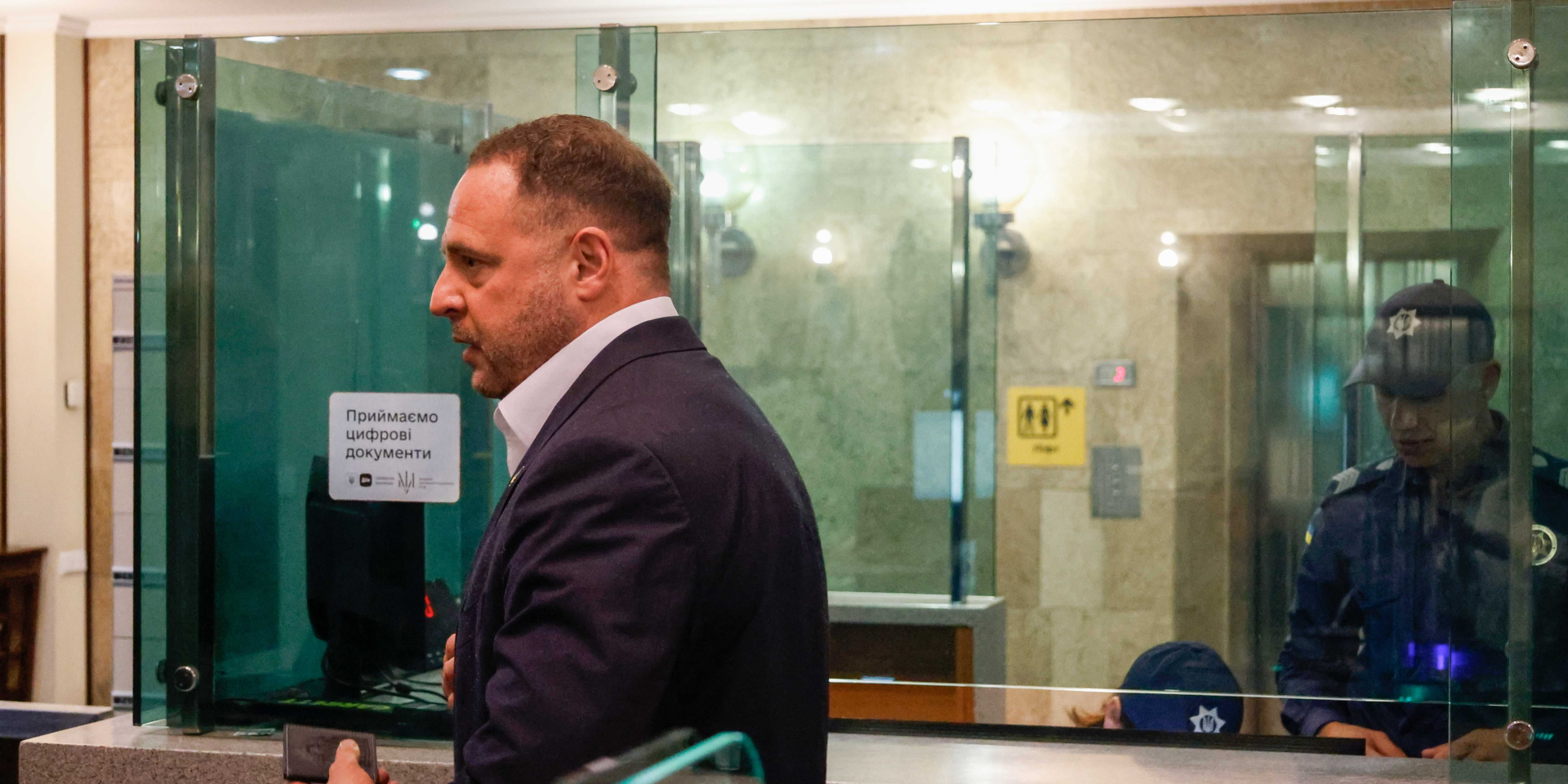 Andriy Yermak at the High Anti-Corruption Court on May 13, 2026 (Photo: Serhiy Okuniev / NV)