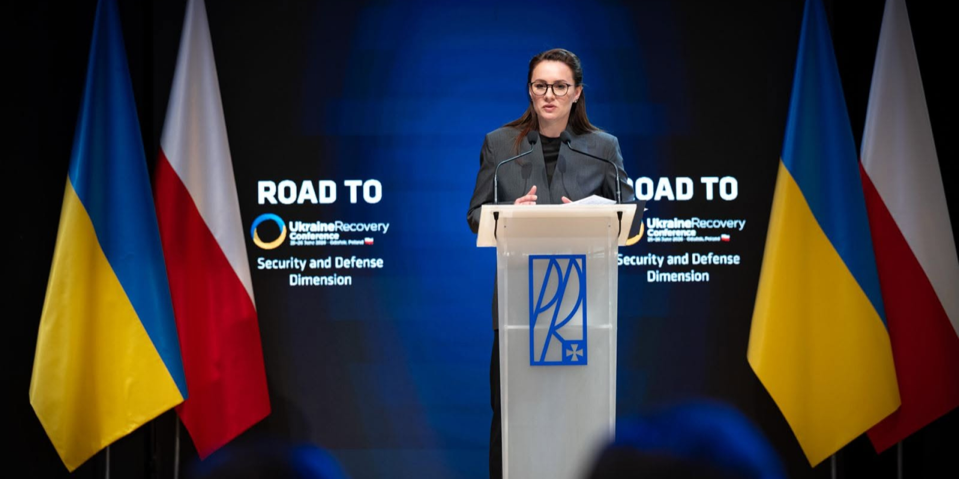 Українську делегацію на&nbsp;конференції у&nbsp;Польщі очолює Юлія Свириденко (Фото: Кабінет міністрів України / Facebook)