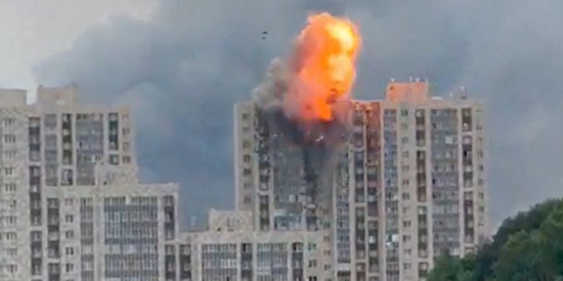 У&nbsp;червні війна повноцінно прийшла в&nbsp;Москву (Фото: Social Media/via REUTERS)