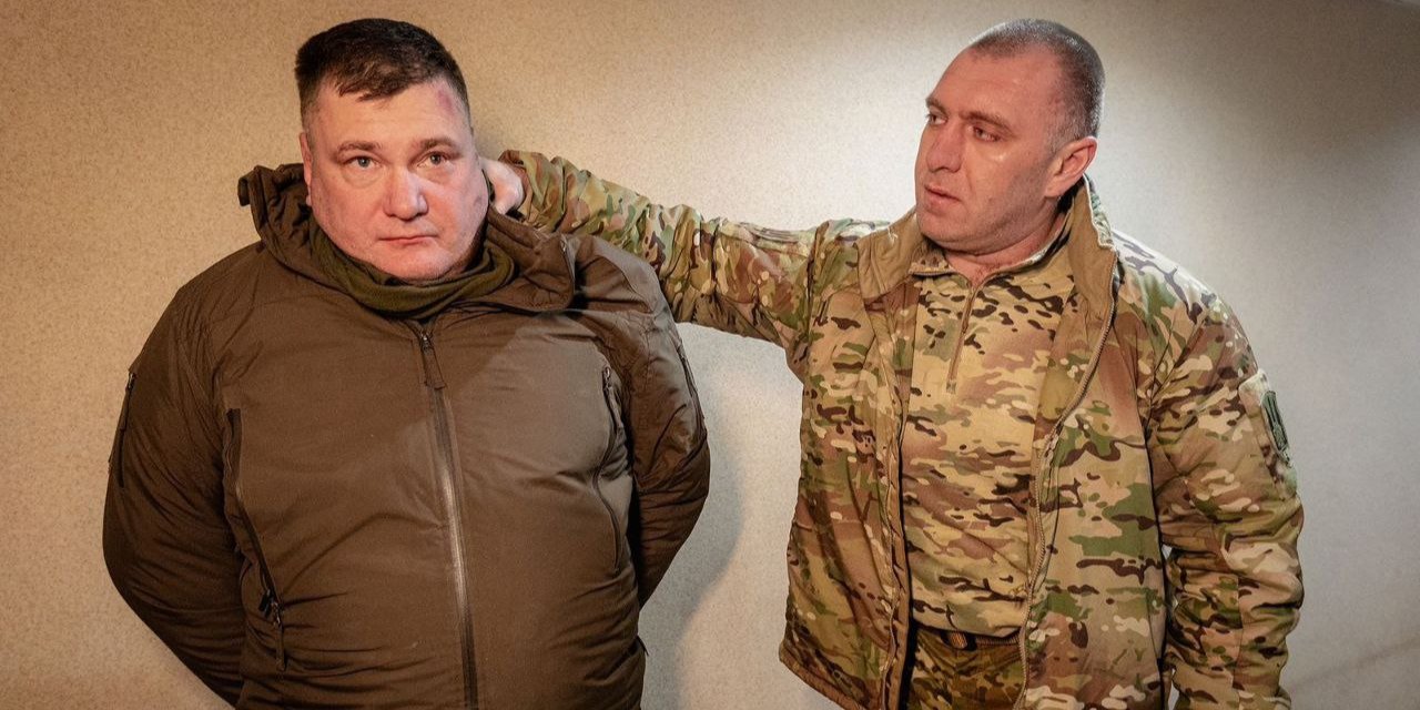 Агента ФСБ у&nbsp;лютому 2025-го затримував особисто тодішній очільник СБУ Василь Малюк (Фото: Служба безпеки України via Telegram)