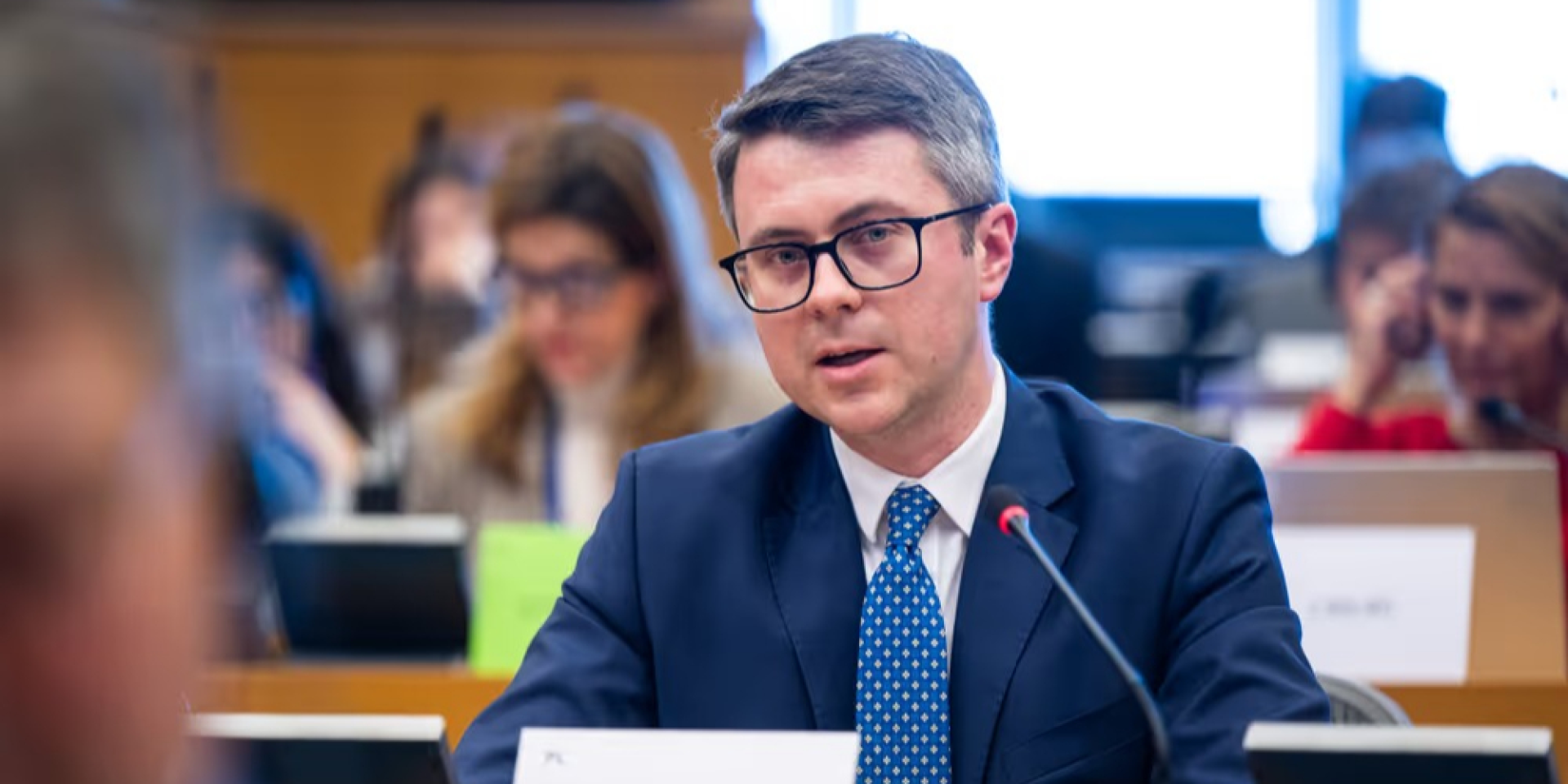 Євродепутат від польської партії Право і справедливість Пйотр Мюллер, який повідомив про пропозицію ухвалення резолюції на&nbsp;згадку про жертв «геноциду УПА». (Фото: Piotr Müller via X)