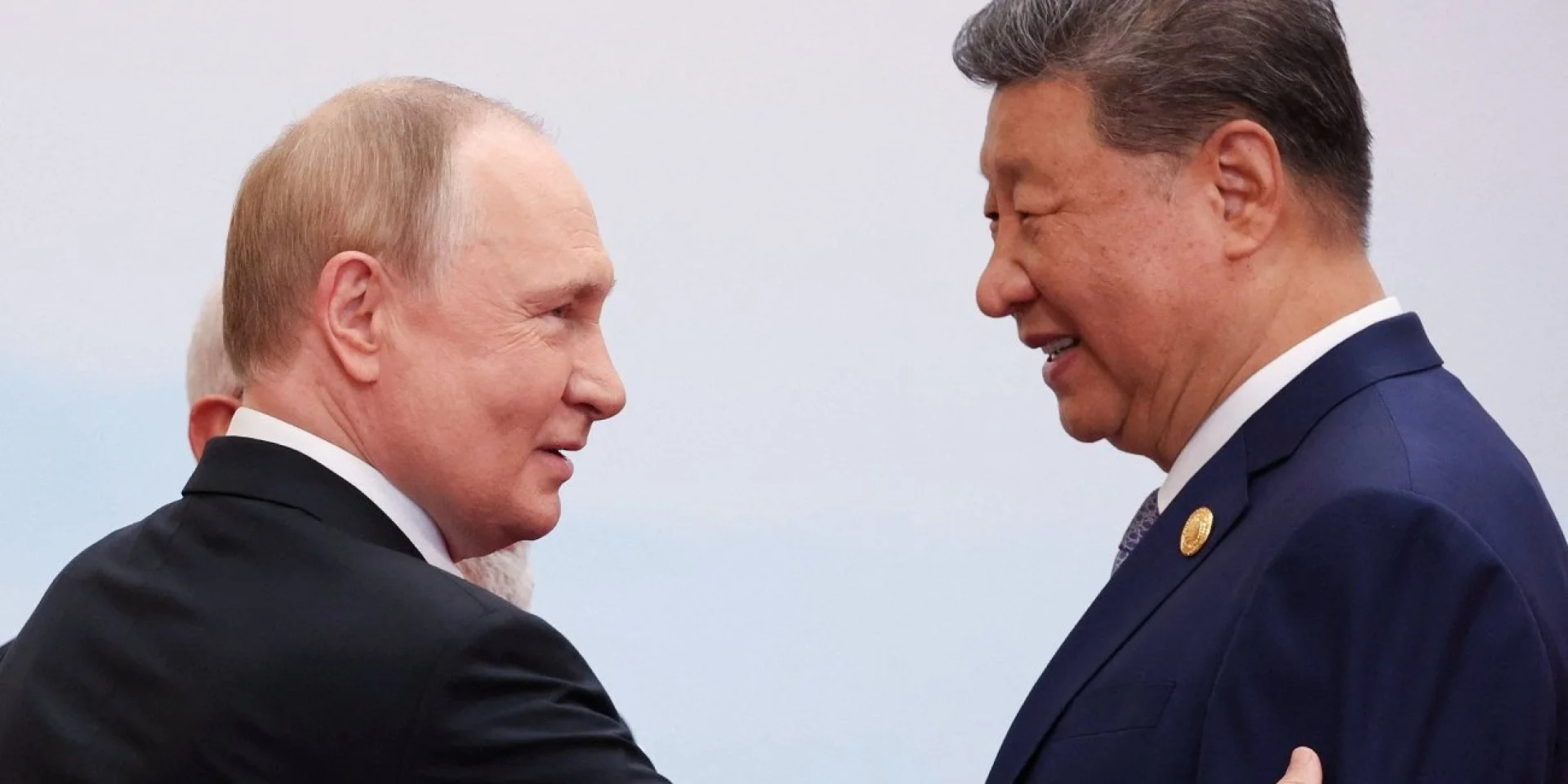 Russian dictator Vladimir Putin and Chinese leader Xi Jinping speak during a meeting at the Shanghai Cooperation Organization (SCO) summit in Tianjin, China, on Sept. 1, 2025. (Photo: Sputnik/Alexander Kazakov/Pool via REUTERS)
