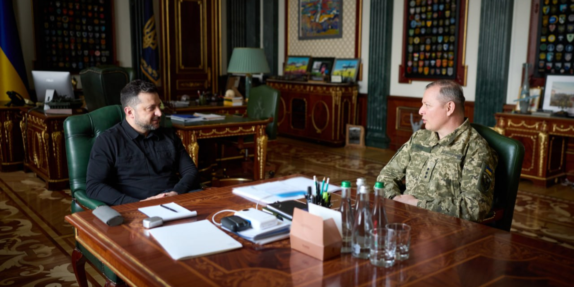 Зеленський і Ляшко обговорили запити Сил оборони на&nbsp;фронті (Фото: Офіс президента)