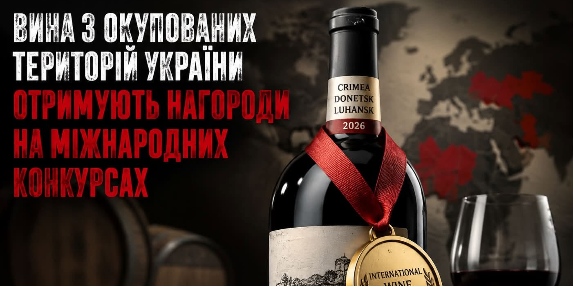 Вина з&nbsp;АР Крим отримують нагороди на міжнародних конкурсах (Фото: скрін з&nbsp;ФБ Укрвинпром)