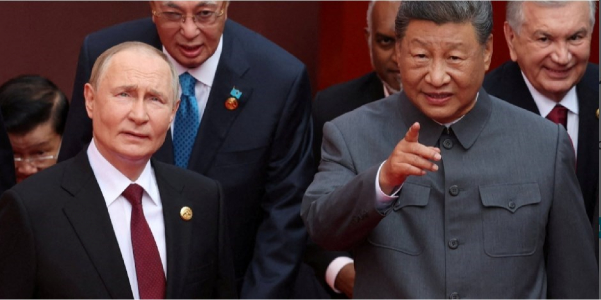Російський диктатор Володимир Путін і китайський лідер Сі Цзіньпін (Фото: Sputnik/Alexander Kazakov/Pool via REUTERS)