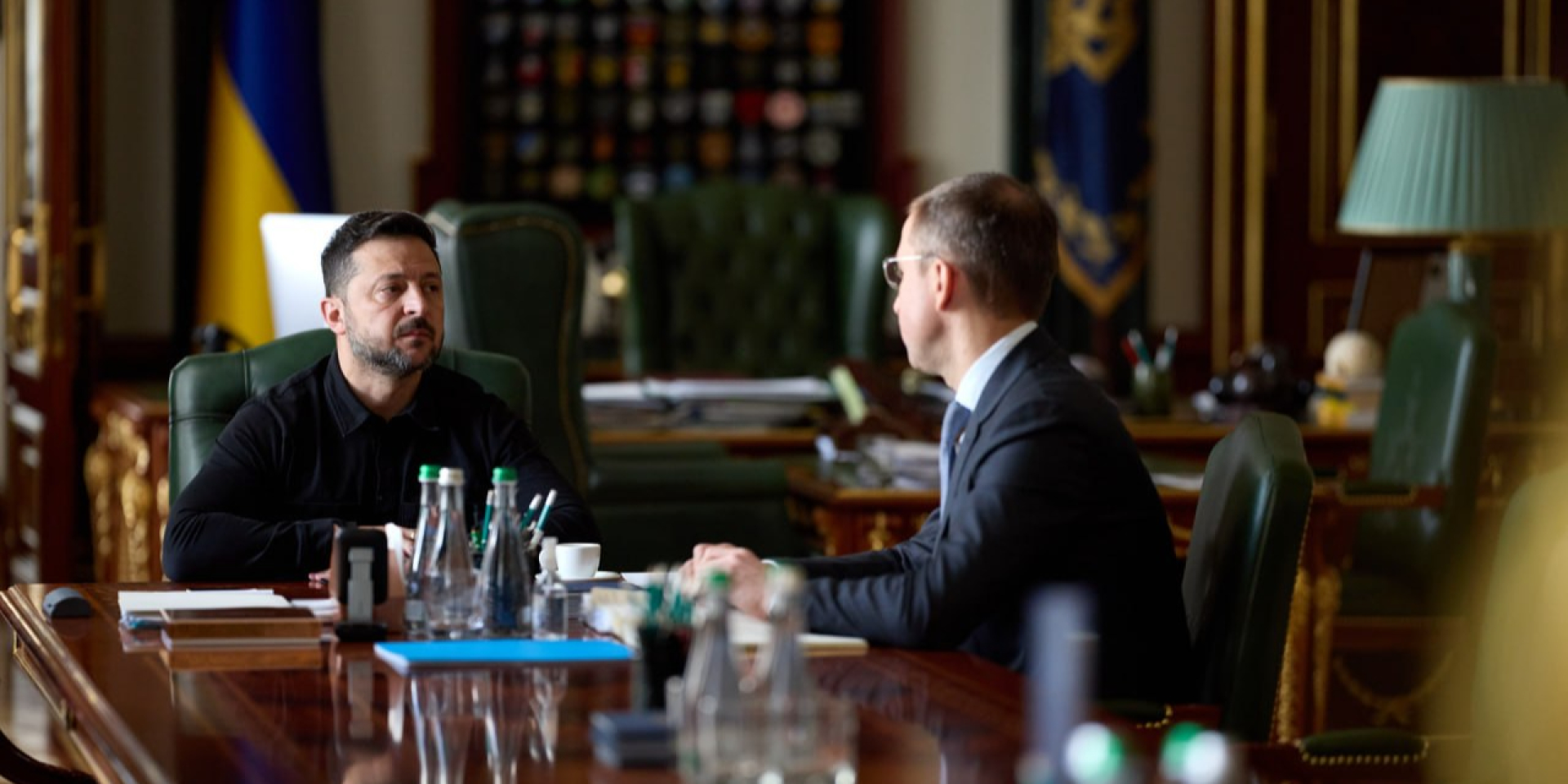 Президент України Володимир Зеленський та&nbsp;прем'єр-міністр Сергій Корецький, 17 липня 2026 року (Фото: Володимир Зеленський / Telegram)