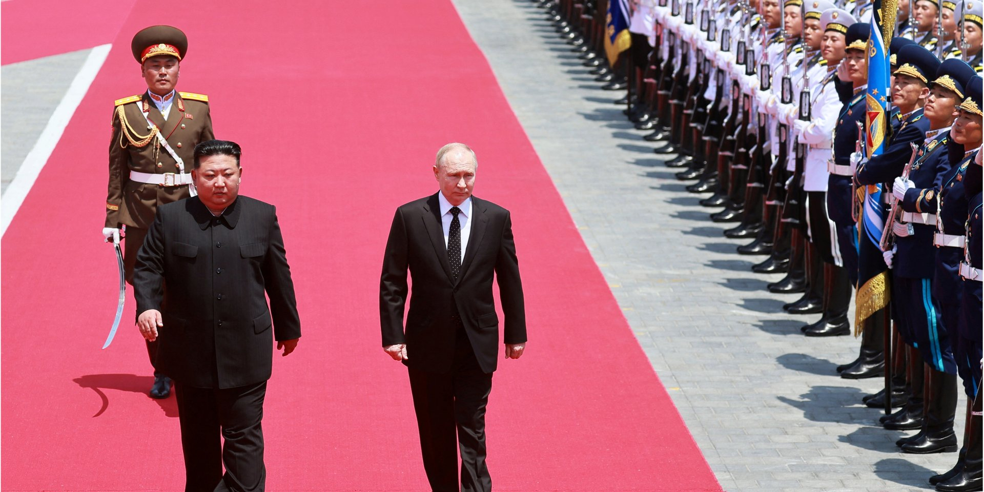 Russian and North Korean dictators Vladimir Putin and Kim Jong Un meet in Pyongyang, June 19, 2024 (Photo: Sputnik/Gavriil Grigorov/Pool via REUTERS)